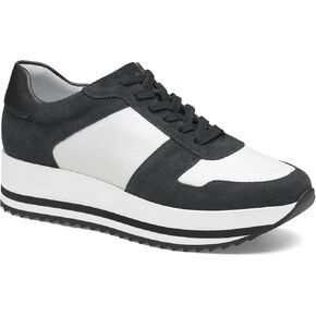 Johnston & Murphy Women's Gracie Color-Block Lace-up Platform