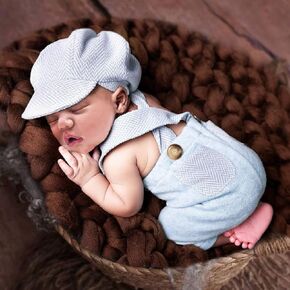 Newborn Photography Props Outfit Baby Photography Props Newborn Gentleman Suit Photography Outfits Boy Suspender Pant