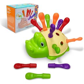 Anditoy Educational Crocodile Toy Montessori Toy for Toddlers Kids Boys Girls Christmas Stocking Stuffers Gifts