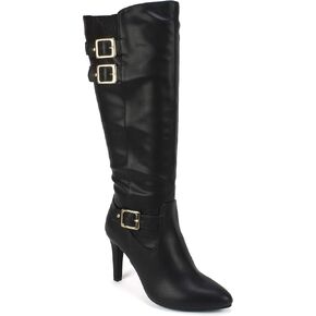 Rialto Shoes"CAHOON" Women's Boot, BLACK/SMOOTH, 10 M