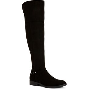 Style & Co. Womens Lessah Faux Suede Knee-High Boots Black 7.5 Medium (B,M)