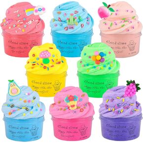 38 Pack Butter Slime Kit, Sensory Tactile Fidget Toy, Educational Slime Toy, Soft & Non-Sticky, Birthday Gift Prize Party Favor for Girls Boys Kids 6 7 8 9 10 11 12