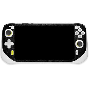 MightySkins Skin Compatible with Logitech G Cloud Gaming Handheld - Black Leather | Protective, Durable, and Unique Vinyl Decal wrap Cover | Easy to Apply, Remove, and Change Styles | Made in The USA