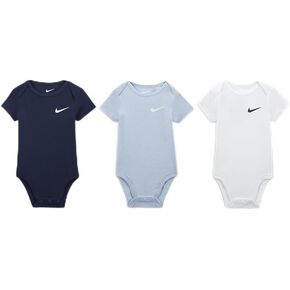 Nike 3 pack onesies (midnight navy) 3 month