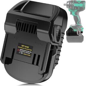 Adapter for Makita 18V Lithium Battery Converter for Hitachi 18V Battery, to for HPT 18V Convert to for Hitachi Lithium Cordless Tool and for 18V (Not 36V) Slide Style Tools