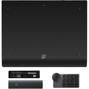 XPPen Wireless Drawing Tablet Deco Pro MW Gen2 Bluetooth Computer Graphics Tablet with X3 Pro Stylus & Mini Key-dial, Digital Drawing Pad for Animation, Digital Art, Video Editing(9 Inch)