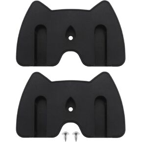 SING F LTD 2PCS Under-Desk Controller Holder Compatible with Xbox Series X|S Xbox One X|S Xbox Elite 1&2 Xbox One Xbox 360 Switch Pro Controllers Black
