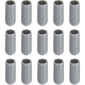 Screw Thread Protector Cover Rubber End Caps, [for Screw, Bolt] - 3/16"(5mm) ID/Grey/100pcs