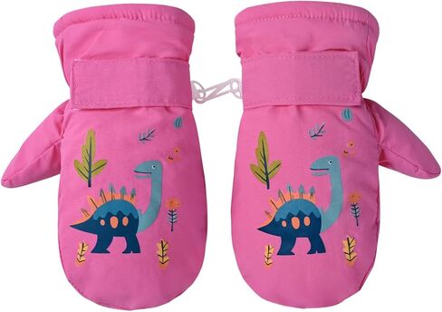 Baby Toddler Mittens, Boys Girls Winter Outdoor Gloves, Kids Easy-On Fleece Warm Mitterns in Saudi Arabia