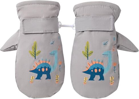 Baby Toddler Mittens, Boys Girls Winter Outdoor Gloves, Kids Easy-On Fleece Warm Mitterns in Saudi Arabia