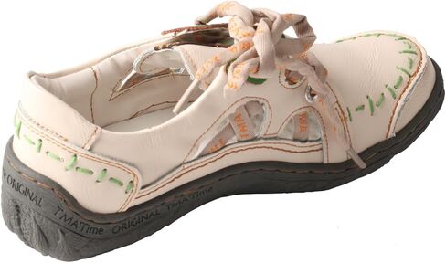 TMA EYES Women's lace-up Casual Comfortable Flat Fashion Walking Non-Slip Shoes in Kuwait