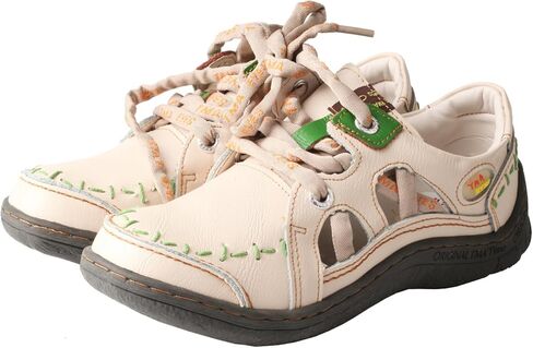 TMA EYES Women's lace-up Casual Comfortable Flat Fashion Walking Non-Slip Shoes in Kuwait