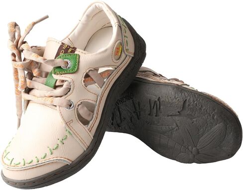 TMA EYES Women's lace-up Casual Comfortable Flat Fashion Walking Non-Slip Shoes in Kuwait