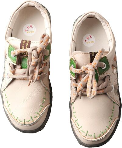 TMA EYES Women's lace-up Casual Comfortable Flat Fashion Walking Non-Slip Shoes in Kuwait