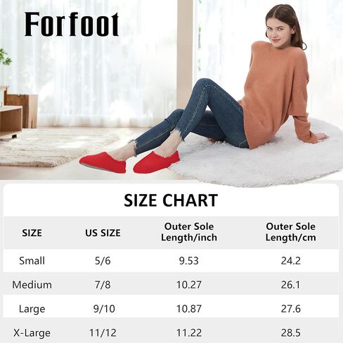 Forfoot House Slippers, Memory Foam Slippers for Women, Slippers for Women Indoor, Womens House Shoes in Saudi Arabia