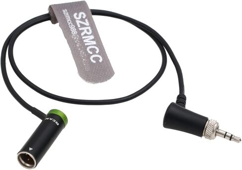 SZRMCC Fit for Sennheiser EK 100 G4/G3 to BMPCC 4K|6K Canon's Slim Mini XLR 3-pin Male to Locking 3.5 mm TRS to TA3M Cable Locking Cable Technology (Black) in Kuwait