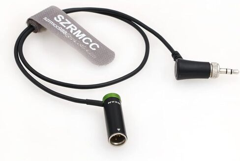 SZRMCC Fit for Sennheiser EK 100 G4/G3 to BMPCC 4K|6K Canon's Slim Mini XLR 3-pin Male to Locking 3.5 mm TRS to TA3M Cable Locking Cable Technology (Black) in Kuwait