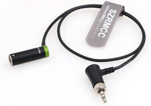 SZRMCC Fit for Sennheiser EK 100 G4/G3 to BMPCC 4K|6K Canon's Slim Mini XLR 3-pin Male to Locking 3.5 mm TRS to TA3M Cable Locking Cable Technology (Black) in Kuwait