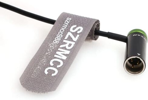 SZRMCC Fit for Sennheiser EK 100 G4/G3 to BMPCC 4K|6K Canon's Slim Mini XLR 3-pin Male to Locking 3.5 mm TRS to TA3M Cable Locking Cable Technology (Black) in Kuwait