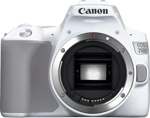 Canon EOS 250D / Rebel SL3 DSLR Camera (Body Only), (White) Canon EF 50mm Lens, 64GB Memory Card, Filter Kit, LPE17 Battery, External Charger, Card Reader + More (Renewed) in Saudi Arabia