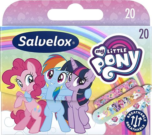 Salvequick® | My Little Pony Plasters | Flexible, Durable, Breathable & Dirt-Resistant Kids Plasters | Pack of 20 in Saudi Arabia