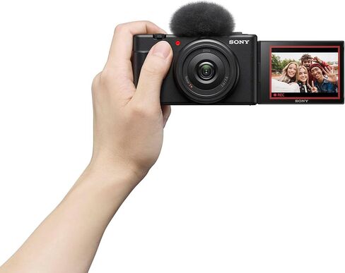 Sony ZV-1F Vlog Camera | Official Sony USA Partner Model | 4K Video 20.1MP for Content Creators and Vloggers Bundle with CPS 2 YR Extended Protection Pack + Deco Gear Case + 128GB Memory Card & More in Saudi Arabia