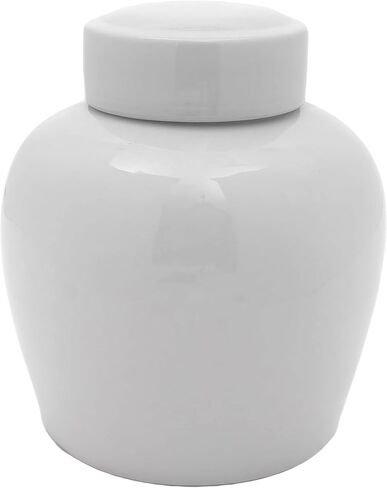 Red Lantern 10" Ladies Blue & White Porcelain Ginger Jar in Kuwait