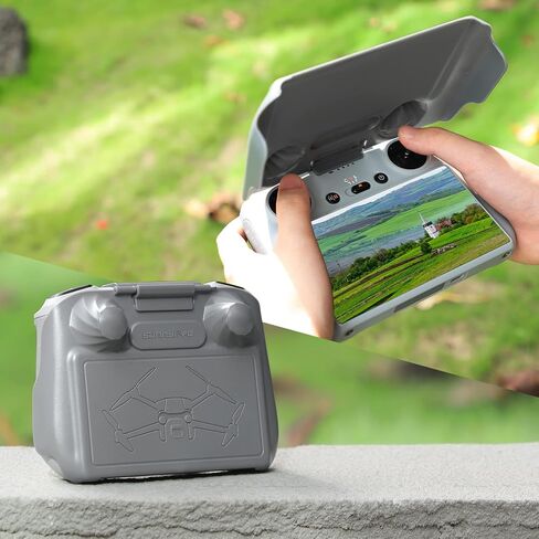 XINANEE 2 في 1 واقي عصا الشاشة وغطاء الشمس لجهاز التحكم عن بعد DJI Mini 3 Mini 3 Pro Mavic 2 3 Air 2S - غطاء واقي مضاد للوهج (لجهاز التحكم عن بعد DJI RC Pro) in Saudi Arabia