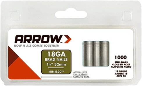 Arrow Fastener BN1820 أصلي 1-1/4 بوصة، 18 مقياس برادس in Kuwait