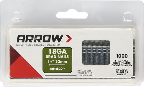 Arrow Fastener BN1820 أصلي 1-1/4 بوصة، 18 مقياس برادس in Kuwait