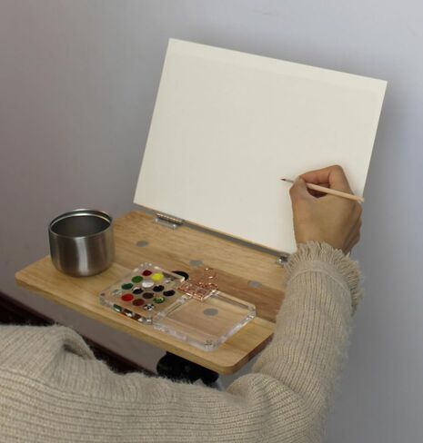 Magnetic Sketch Easel Plein air Easel Plein air watercolorist Camera Tripod Easel Sketch Easel fits on a Camera Tripod (Easel and Easy-dismantling) in Saudi Arabia