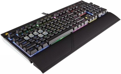لوحة مفاتيح الألعاب الميكانيكية Corsair STRAFE RGB USB - Cherry MX Silent in Saudi Arabia