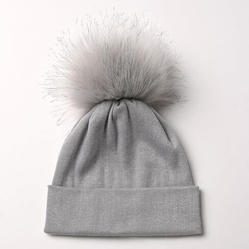 Newborn Cotton Hats 0-12 Months for Baby Boys Girls Soft Beanie Hat Infant POM Cotton Cap in Saudi Arabia
