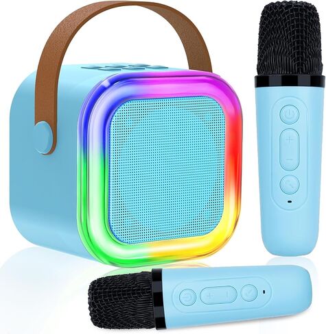 Karaoke Machine for Kids, Toys for 3-12 Years Old Girls Gifts, Kids Karaoke Microphone Machine Toy, Best Fun Christmas Birthday Gifts for 5 6 7 8 9 10 11 Years Teens Girl Boys in Saudi Arabia