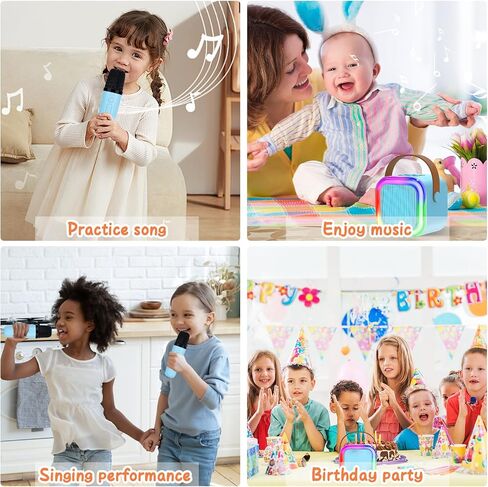 Karaoke Machine for Kids, Toys for 3-12 Years Old Girls Gifts, Kids Karaoke Microphone Machine Toy, Best Fun Christmas Birthday Gifts for 5 6 7 8 9 10 11 Years Teens Girl Boys in Saudi Arabia