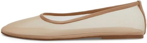 Mesh Ballet Flats Shoes for Women Round Toe Slip on Ballerina Casual Work Flats Low Heel Comfortable Soft in Kuwait