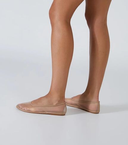 Mesh Ballet Flats Shoes for Women Round Toe Slip on Ballerina Casual Work Flats Low Heel Comfortable Soft in Kuwait