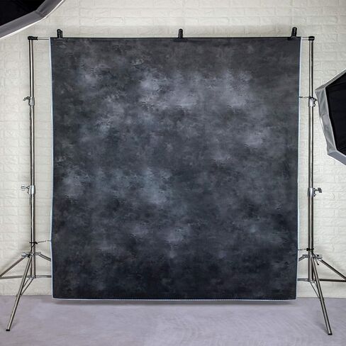 Kate 6.5x10ft/2m(W) x3m(H) Black Photo Backdrop Dark Textured Backgrounds Portrait Photography Studio Prop in Saudi Arabia