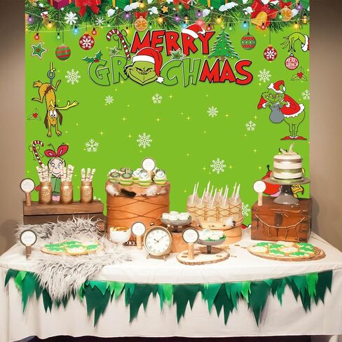 عيد الميلاد صورة خلفية عيد الميلاد جدار التصوير الفوتوغرافي راية خلفية الكرتون خلفية لوازم الحفلات ديكور التقاط الصور استوديو بوث الدعائم in Kuwait