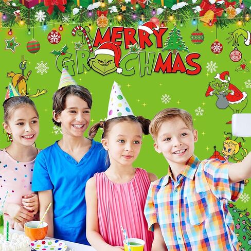 عيد الميلاد صورة خلفية عيد الميلاد جدار التصوير الفوتوغرافي راية خلفية الكرتون خلفية لوازم الحفلات ديكور التقاط الصور استوديو بوث الدعائم in Kuwait