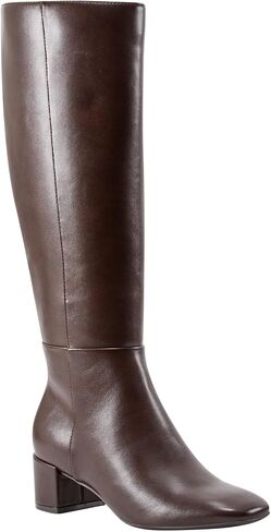 Bandolino Women's Addyson WDE Calf Knee High Boot, Dark Brown 200, 9.5 in Saudi Arabia