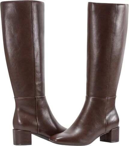 Bandolino Women's Addyson WDE Calf Knee High Boot, Dark Brown 200, 9.5 in Saudi Arabia
