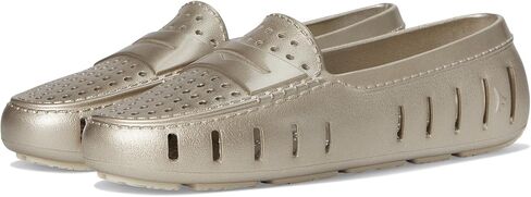 Floafers Women's Metallic Posh Driver Driving Style Loafer in Saudi Arabia