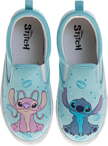 Disney Lilo and Stitch Lowtop Sneakers - Stitch Low Top Shoes Slipon Closure Cushioned Lightweight (Sizes 12-4 Kids, 5-10 Adults) in Saudi Arabia