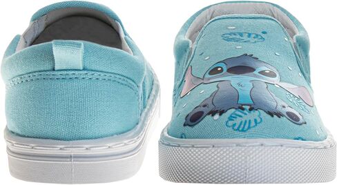 Disney Lilo and Stitch Lowtop Sneakers - Stitch Low Top Shoes Slipon Closure Cushioned Lightweight (Sizes 12-4 Kids, 5-10 Adults) in Saudi Arabia