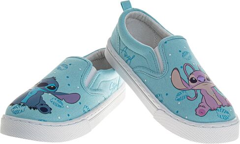 Disney Lilo and Stitch Lowtop Sneakers - Stitch Low Top Shoes Slipon Closure Cushioned Lightweight (Sizes 12-4 Kids, 5-10 Adults) in Saudi Arabia