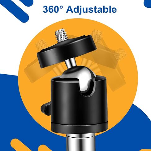 5 Pack Game & Trail Camera Mount, Thickened Collapsible Multifunctional Stainless Steel Bracket, 360° Adjustable Universal Screw Connection 1/4''-20 (6mm), for Hunting Cameras, Solar Panels, etc. in Kuwait