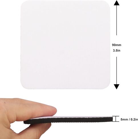 30 Pcs 4 x 4 Inch Square MDF Sublimation Coasters, Blanks MDF Sublimation Coasters, and Water-Resistant MDF Material with Non-Slip Cork Backing, Hardboard Cork Coasters by KUKLIPJIM in Saudi Arabia