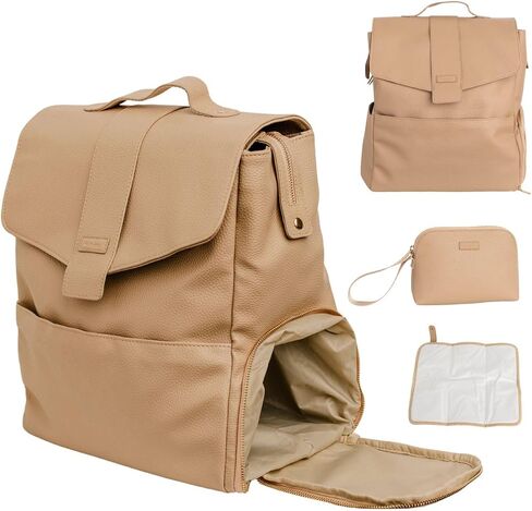 Vegan Leather breast pump bag with cooler, Breast milk cooler travel bag, Compatible with Spectra S1 S2, Pumping bag, Wearable breast pump bag, Breast pump backpack with cooler in Saudi Arabia