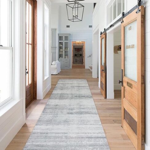 Modern Abstract Geometric Area Rug 8' x 10', Non-Shedding Grey Floor Carpet for Living Room,Bedroom,Dining Room in Saudi Arabia